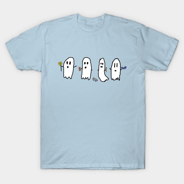 Under the Rug Ghosts T-Shirt by The Dactyl